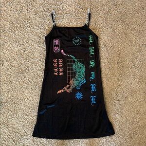 Current Mood Midnight Black Dress